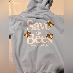 Save the Bees Hoodie/Sweatshirt, Golf by Tyler the Creator, Blue, Size Medium